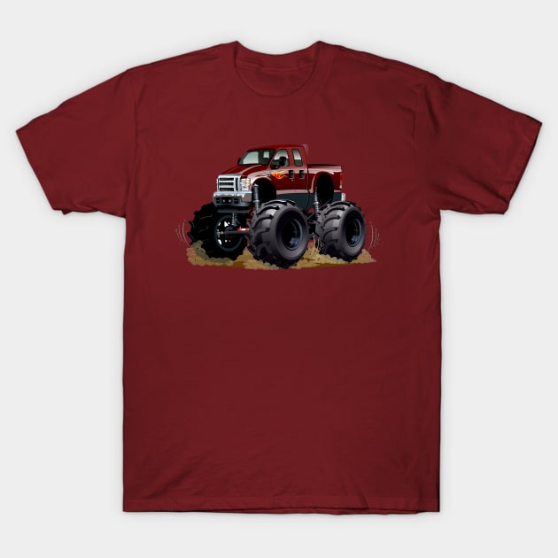 Cartoon monster truck T-Shirt by Mechanik